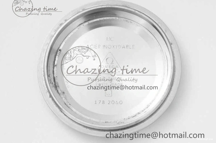 0403 Speedmaster Racing Master SS HKF Best Edition Black White Dial on SS Bracelet A Upgraded 7807